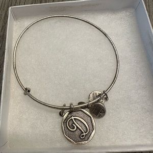Alex & Ani "D" Initial Charm Bracelet - Silver - In Bloomingdale's box